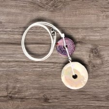 WISIOR RONEE Z CERAMIKĄ (kremowo-fioletowy)