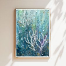 Akwarela A4.  Rafa koralowa