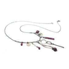 Patyczki vol. 8  /ruby/ - naszyjnik