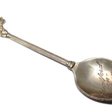 KOLEKCJONERSKA Platerowana łyżeczka SHAKESPEARE