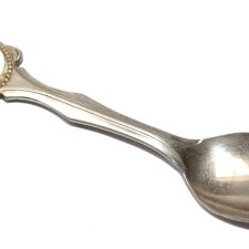 KOLEKCJONERSKA Platerowana łyżeczka GORYL Banham zoo