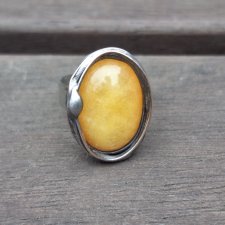 Żółty - pierścionek regulowany