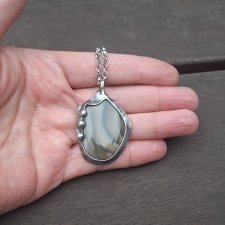 Krzemień pasiasty - wisiorek