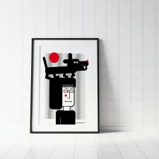 Plakat  " Piesku " A3