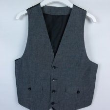 Urban Spirit męska elegancka kamizelka bawełna / M