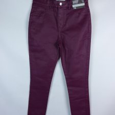 Denim Co coated skinny woskowane spodnie z metką 10 / 38