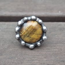 Tygrysi - pierścionek regulowany