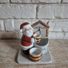 Świecznik z Mikołajem