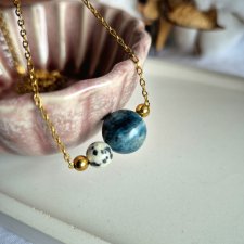 Naszyjnik z kamieniami naturalnymi