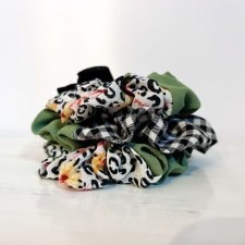 Zestaw Patchworkowych gumek do włosów