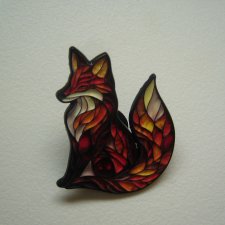 PIN PRZYPINKA BROSZKA LIS