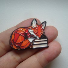 PIN PRZYPINKA BROSZKA LIS