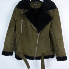 New Look zamszowa kurtka na futerku 8 / 36
