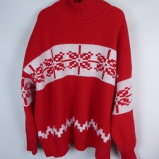 Boohoo grubszy sweter z golfem półgolf 52 / 54