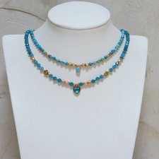 Opal niebieski /17.07.25/ choker - Szlachetna kolekcja