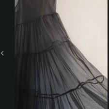 Tiulowa sukienka narzutka XL