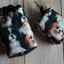 Zestaw saszetka na smaczki i woreczki # chin