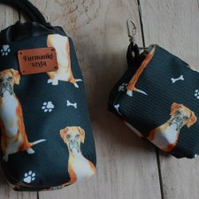 Zestaw saszetka na smaczki i woreczki # bokser