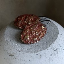 Kolczyki Marsala & Gold Dust