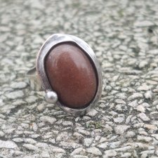 Czekoladowy - pierścionek regulowany