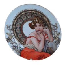 Kolekcjonerski talerz Alfons Mucha Collection