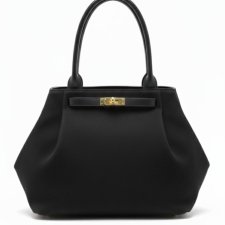 Torba trapezowa na ramię - LS07 czarna