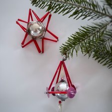 Gwiazdka, zawieszka choinkowa, II połowa XX w.