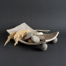 Ozdobna misa z papieru z recyklingu