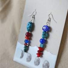 Asymetryczne księżycowe kolczyki