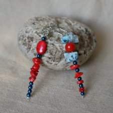 Asymetryczne księżycowe kolczyki