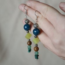 Długie kolczyki boho