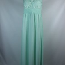 SistaGlam szyfonowa sukienka maxi miętowa 12 / 38