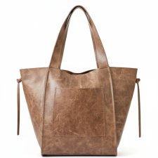 Torebka shopper bag - LS09 brązowa