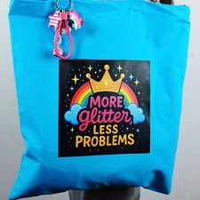 Torba bawełniana MORE GLITTER LESS PROBLEMS