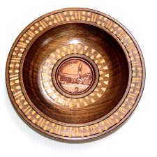 Drewniany talerz MAKARSKA PAMIĄTKA hand made