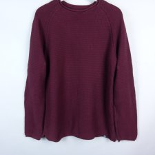 Originals by Jack&Jones męski burgundowy sweter / XL