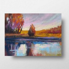 Pejzaż- rysunek pastelami