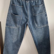 jeansy baloon z kieszeniami