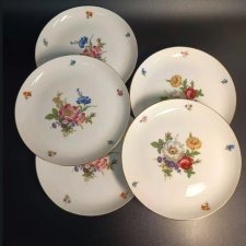 Zestaw 5 talerzyków deserowych Furstenberg vintage