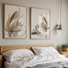 ZESTAW PLAKATÓW 2cz 40x50 cm Kwiaty   (set232)