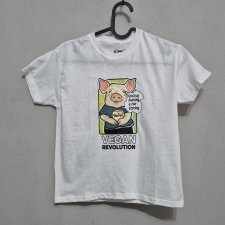 T-shirt - GĘŚ VEGAN - rozm. 116 (dziecięca)