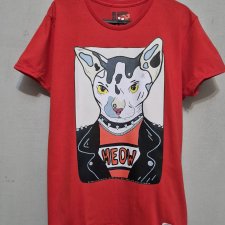 T-shirt KOT PUNK - DAMSKA- rozm. L