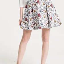 Medicine zwiewna spódnica spódniczka Floral w stylu Vintage