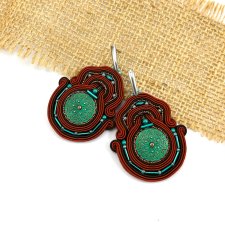 "KAHVAR" SZYKOWNE KOLCZYKI SUTASZ