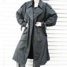 CZARNY PŁASZCZ EURO MODE