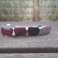 Jaspisy - klamra do włosów