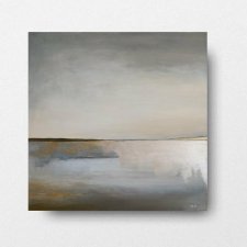 Obraz ręcznie malowany - Abstrakcja ze złotem