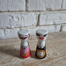 Porcelanowe przyprawniki vintage