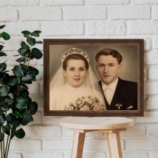 Monidło – Personalizowany Portret Ślubny | Prezent na Ślub, Rocznicę, Dla Pary Młodej