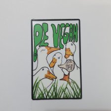 Magnes na lodówkę GĘSI BE VEGAN
